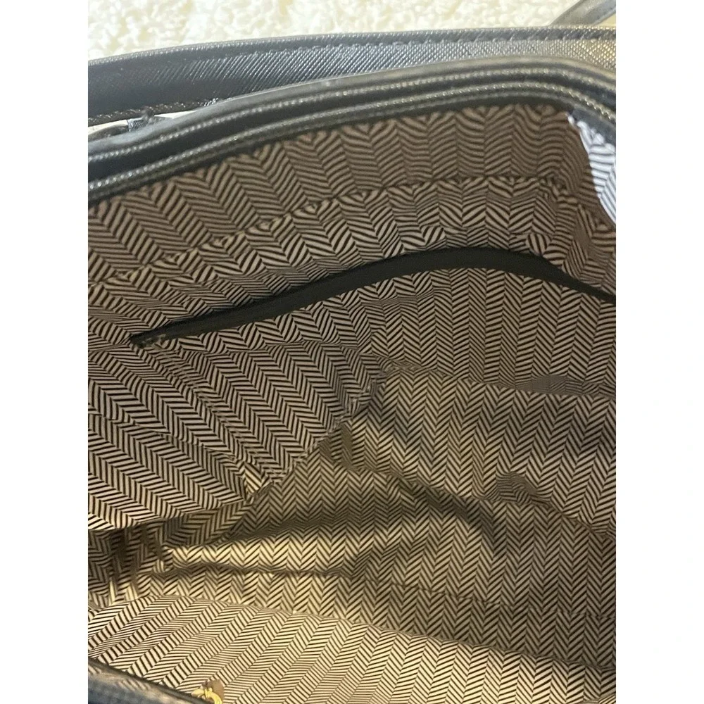 Black Handbag - Faux Leather - Clean